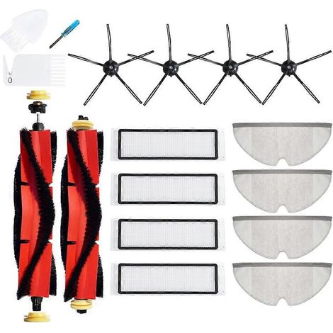 17-teiliges Ersatzteilset für Roborock S5, S5 Max, S6, S6 MaxV, S6 Pure, E20, E25 und E35 Saug- und Bodenreinigungsroboter (1/5)