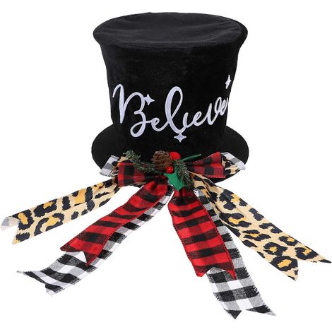 Étoile de Noël noire pour sapin, figurines de Noël, poupée, décoration de fête (1/5)