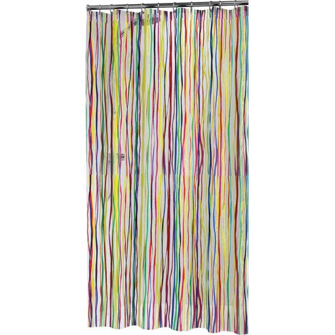 Sealskin Rigato Tenda da Doccia, PEVA, Multi, 180 x 200 cm (1/4)