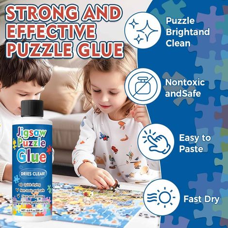 KineShineX Puzzlekleber: Transparent, schützt berühmte Gemälde, repariert sie unsichtbar und bewahrt Ihr fertiges Puzzle mühelos auf. (1/5)