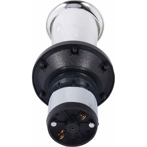 Klaxon Kaxon Vieux Tacot - 12V - 110DB - Old Style Horn - 490Hz - Trompette De Voiture Klaxon Fort - Alarme Corne Antique Vintage - Type Classique AHH-OOO-GAH AHOOGA OOGA - Argent