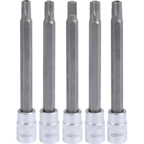 KS Tools - Jeu de 5 douilles tournevis 1/4'' spéciales airbag - 140.2300 (1/3)