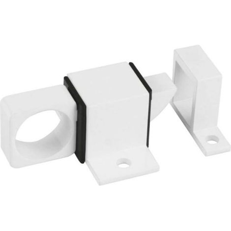 Verrou en applique pour fentres loqueteau douille avec gche pour fermeture horizontale ou verticale en aluminium finition Odipie (1/4)