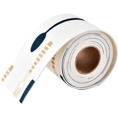 Bande d'étanchéité autocollante blanche 280×8 cm, joint pour porte de douche, cuisine et plaque de cuisson (1/4)