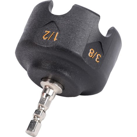 Adaptateur de Boulon pour Perceuse Queue Hexagonale Douille Clé à Pipe Embout pour Tige Filetée 1/4 3/8 1/2 Pouces (1/5)