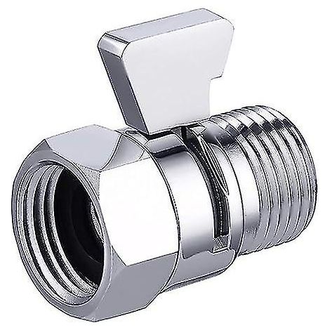 Robinet d'arrêt d'eau de douche G1/2 avec inverseur (1/4)