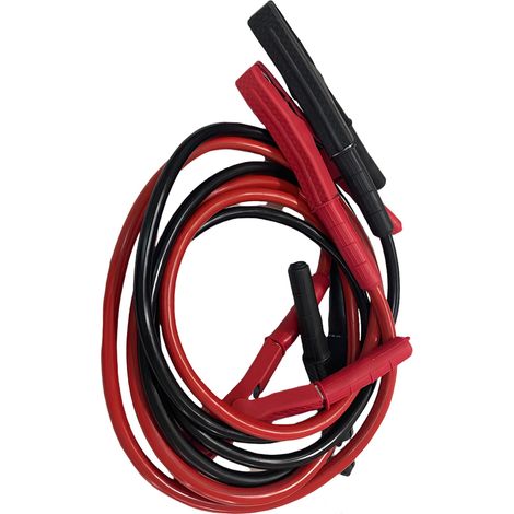 CAVI AVVIAMENTO BATTERIA 180A AUTO MOTO 2,5mt 16mm² COLLEGAMENTO