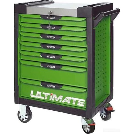 KS TOOLS Ultimate Servant - Grün - 7 Schubladen - 817.0007