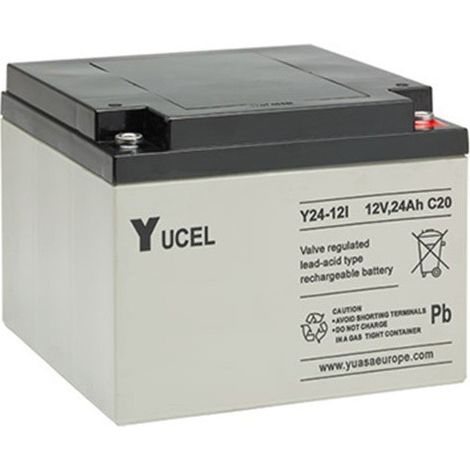 Batterie plomb étanche Y24-12 Yuasa Yucel 12v 24ah