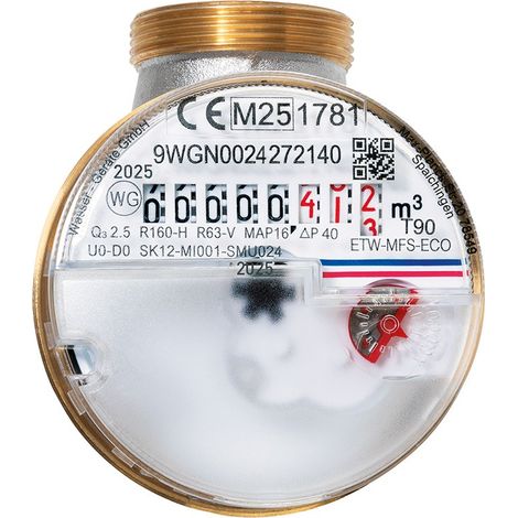 Compteur d'air, tête de mesure « ECO » TWO en ONE / 0,1-90°C Allmess M38x1,5