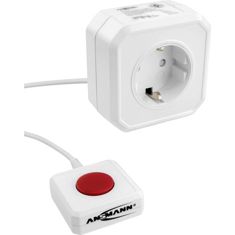 Ansmann 1260-0002 Presa a risparmio energetico Bianco Schuko 1 pz. (1/5)