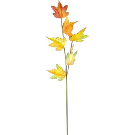 Ramo di foglie autunnali - Arancione, 50 cm (1/3)
