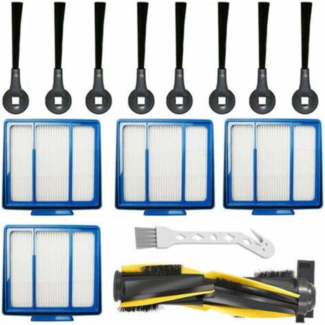 Suitable for Shark IQ Robot R101AE RV1001AE main brush, filter sweeper accessories, 14-piece set (1/5)