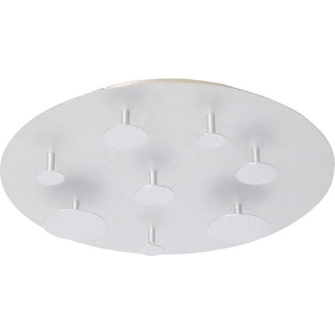 Plafonnier LED Design en Chrome et Verre avec Cristaux Blancs pour Éclairage Intérieur - PANGIVO (1/5)