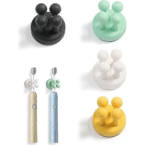 Porte-rasoir, porte-rasoir de douche, porte-brosse à dents mural, porte-brosse à dents étanche pour salle de bain, convient pour la salle de bain, la cuisine, le salon et la chambre. (1/5)
