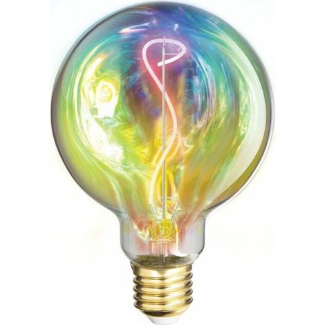 Ampoule LED G95 à vis E27, lumière chaude 1800 K, éclairage d’ambiance doux et confortable pour salon, chambre ou salle à manger (1/5)