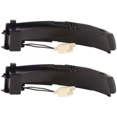 Aramox 2 Pcs Rétroviseur Clignotant LED Dynamique Side Marker Light Miroir Séquentiel Indicateur Lampe Compatible avec 508 Citroen C4. (1/4)