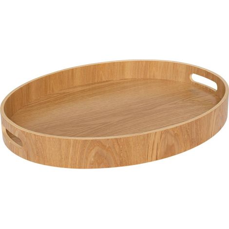 Vassoio ovale 43x33,5 cm in pioppo - 5five