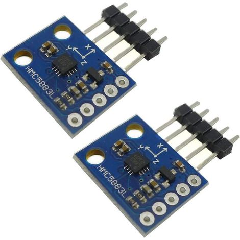 2 pièces GY-273 HMC5883L Triple axe boussole Magnétomètre Module capteur 3V-5V (1/5)