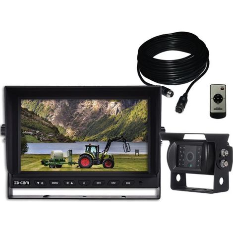 Kit Surveillance Hd Pro Idcam Moniteur 9 Pouces 3 Entrées Et Caméra Ahd - Roxol Bostik