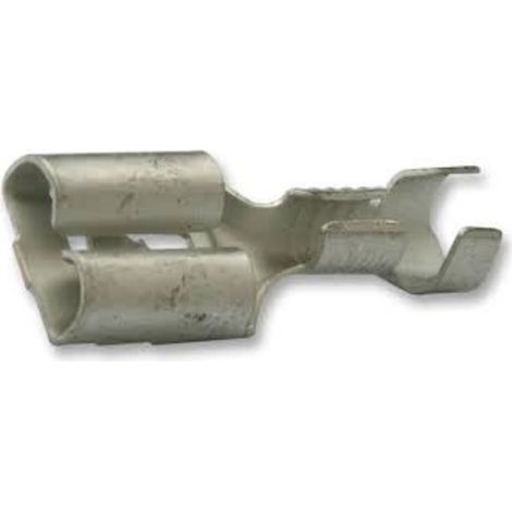 Terminale femmina Faston 6,3 mm con fermo stagnato 6-160449-2
