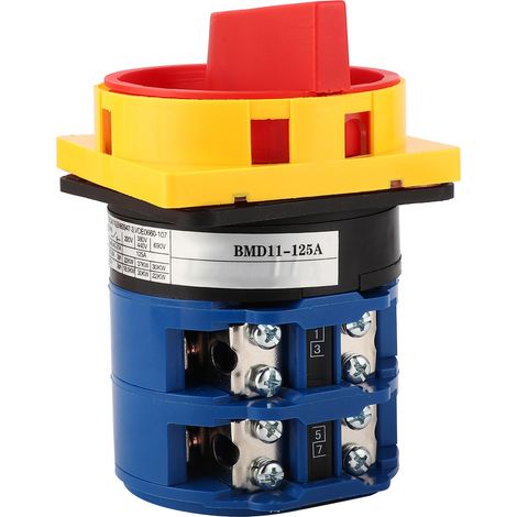 Borne universelle de coupure de charge, sectionneur à cadenas 380V, interrupteur de déconnexion d'alimentation. (1/5)