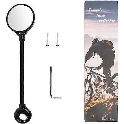 Rétroviseur de guidon pour vélo (1 pièce), accessoire de vélo en alliage d'aluminium pour VTT et vélo de route. (1/5)