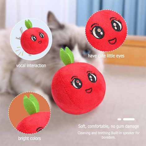 Jouet en peluche pour chien durable, interactif et couineur pour chiots petits et moyens chiens, idéal pour jeu et mastication (1/5)