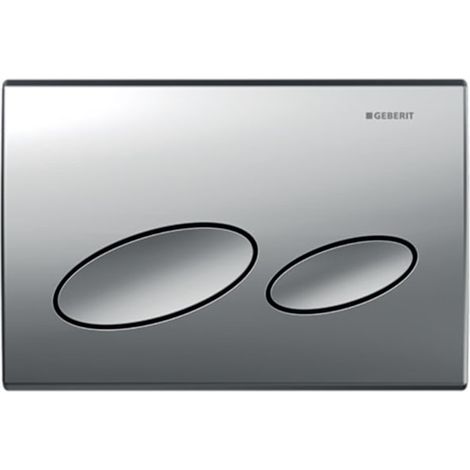Geberit Betätigungsplatte Kappa20, 2-Mengen-Spülung mattverchromt 115228461 (1/4)