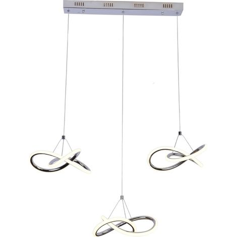 Barra colgante tres caídas led 78W 4000K
