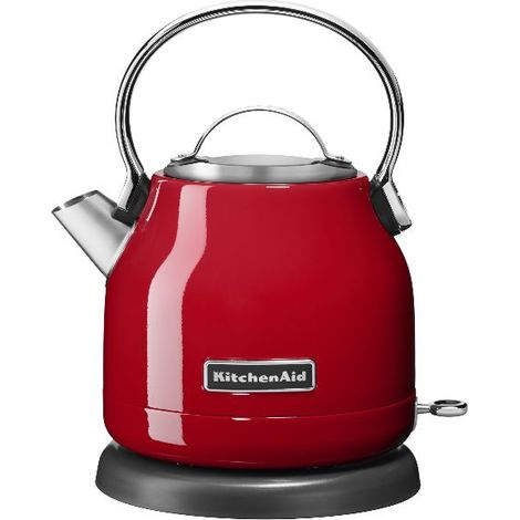 Hervidor eléctrico Kitchenaid Stella 5KEK1222EER de 1500 W y 1,25 L, color rojo.