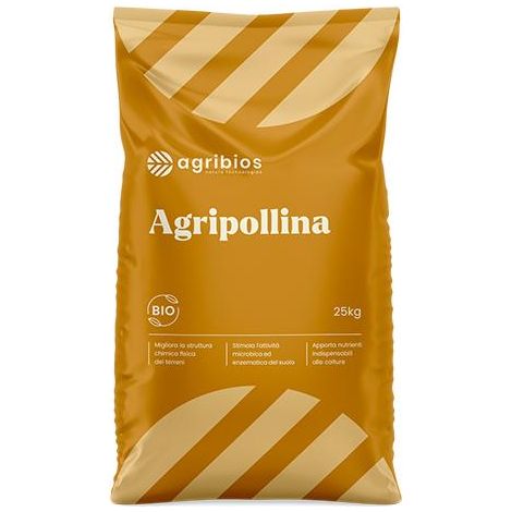 Pollina in pellet (Agripollina) 3,8 mm (25 kg), concime organico NP granulare per piante