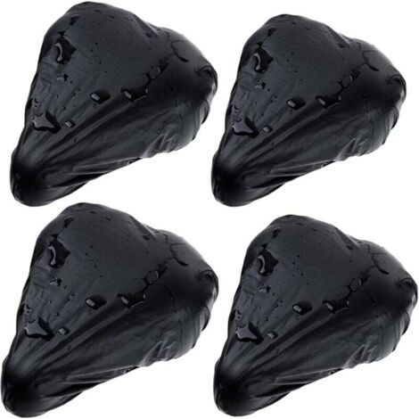 Lot de 4 housses de selle de vélo imperméables - Haute qualité - Protection contre la pluie - Convient pour les jours de pluie - Pour éviter que le siège de voiture ne soit pris sous la pluie