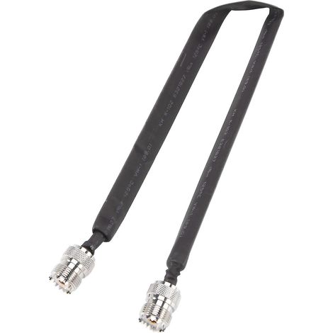 Câble coaxial plat RF traversant porte/fenêtre SO239 UHF femelle vers UHF femelle 50 ohms Pigtai (1/5)