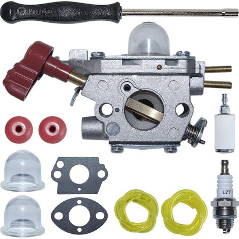 Kit de ligne de filtre à carburant avec outil tournevis pour carburateur C1U-P27 753-06288 pour MTD MS2550 MS2560 MS9900 TB2040XP Craftsman Troybilt Yard Machine Trimmer (1/5)