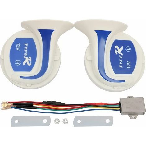 Klaxon Snail Horn modifié, tweeter 12V, universel, étanche, 300 dB, pour motos Snailhorn (1/4)