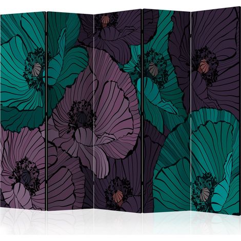 Paravento - Flowerbed II [Room Dividers] - 225x172 (1/4)