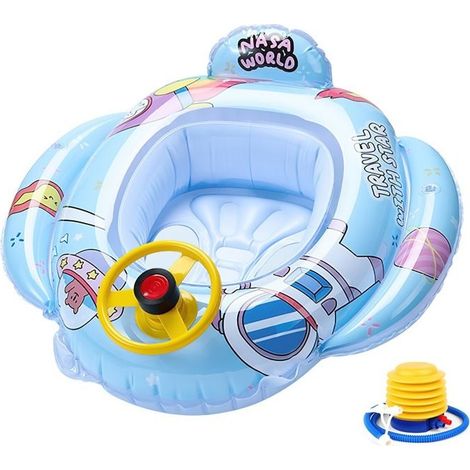 Bouee Gonflable Bebe Piscine Bébé Anneau de Natation, Bouee Bebe , Bébé Siège de Piscine, Volant Jouets de Natation pour Enfants (1/4)