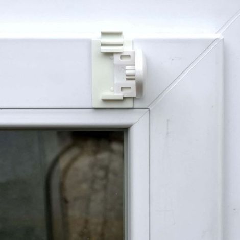 Support Store Sans Percage - 5.3 x 3.1 cm - Pour Stores Enrouleurs Et Volets - 8 Pièces (1/5)