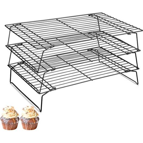 Backofenrost – 3-spurig – Edelstahl – 40 cm (1/5)