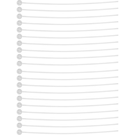 20 pièces Fils de Nettoyage pour Aides Auditives Transparents Réutilisables, Élimination des Impuretés, Amplificateur Sonore, 38mm (1/5)