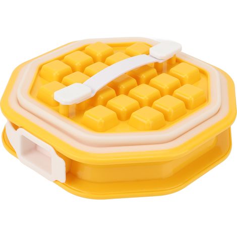 Moule à glaçons en forme de losange, TPE et PP, design rétractable, pichet à glace pour cuisine et maison