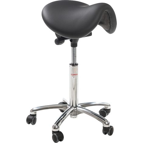 FRANKEL kaiserkraft, Tabouret selle, sans dossier, noir