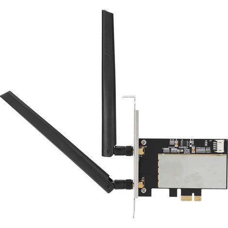 NGFF-zu-PCIe-Netzadapterkarte, WLAN-Konverter für drahtlose Netzwerke, elektronische Bauteile (1/5)