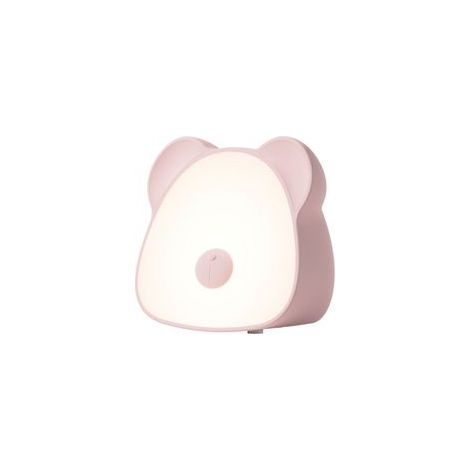 Veilleuse enfant rechargeable LED multicolore, luminosité réglable, 3 couleurs, lampe illusion, rose – (1/5)