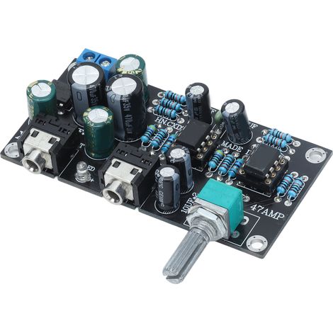 Module d'amplificateur audio à circuit imprimé simple, 2 canaux, composant 47 (1/5)
