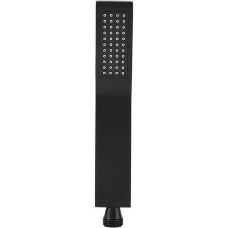 Pommeau de douche à main Pommeau de douche Pomme de douche à main carrée en laiton noir mat, electromenager tente (1/4)