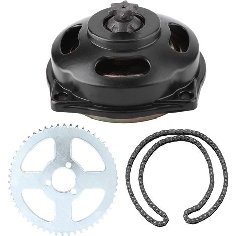 T8F-Kettensatz, 6T-Getriebe und hinteres Kettenrad für 47- und 49-cm³-Minibikes – Komplettes Getriebe (1/5)