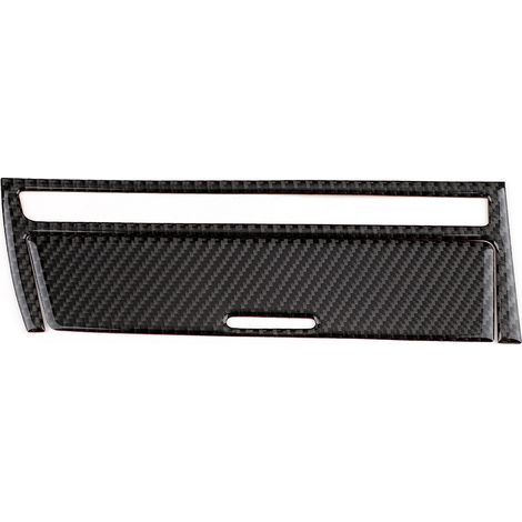 Juego de 2 pegatinas decorativas de fibra de carbono para encendedor de cigarrillos de coche, compatibles con BMW Serie 3 E46 (1998-2005) (1/5)