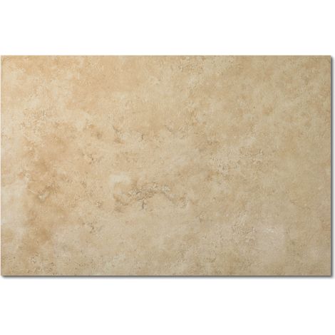 Carrelage effet Travertin Travertin Nuancé 90x60x2 cm Pietra - Sol extérieur (vendu par 0,54 m² soit 1 dalle) - RO'MA CARRELAGE